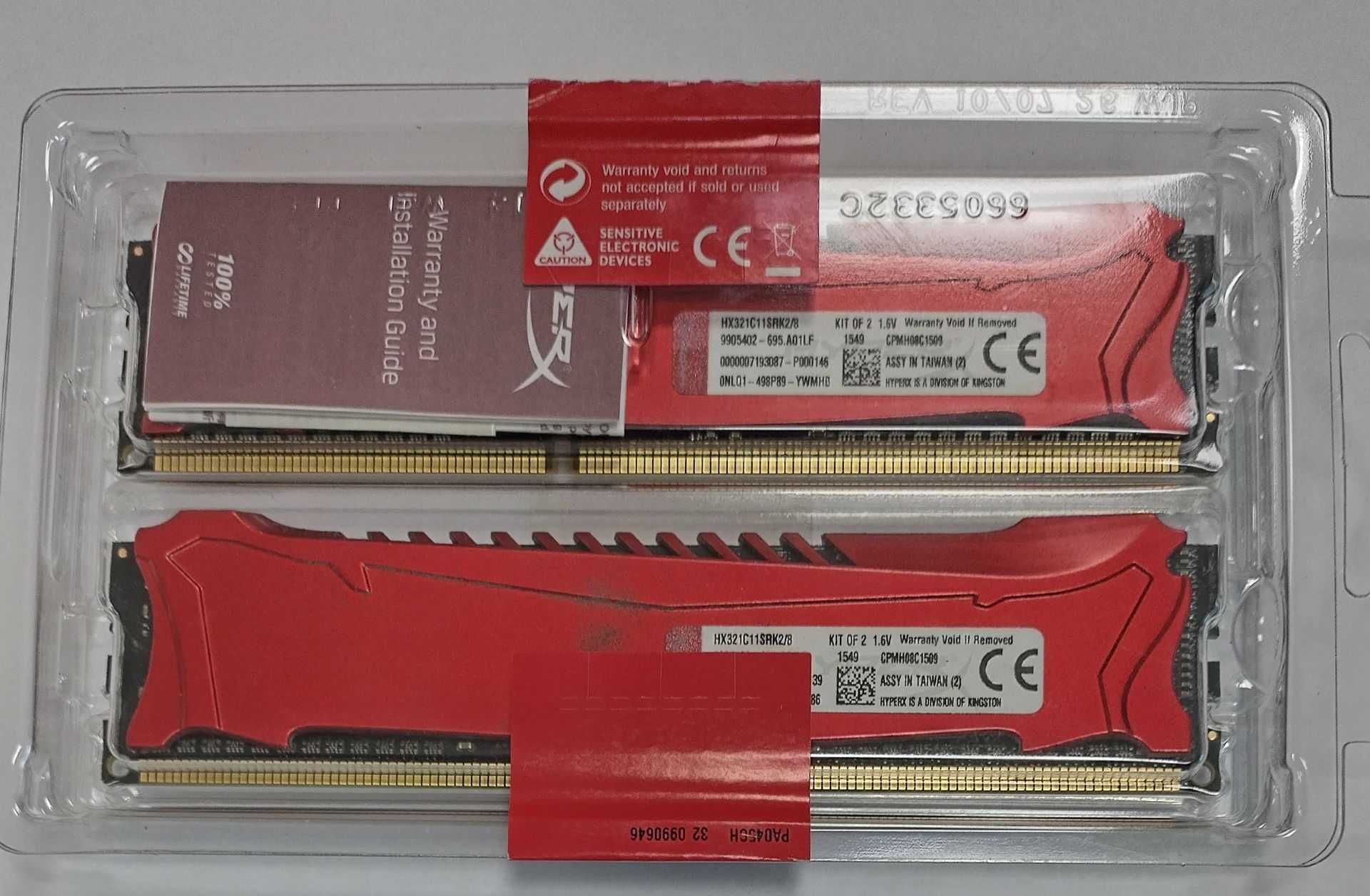 Pamięć RAM Kingston HX321C11SRK2/8