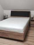 Materac firmy Janpol o wymiarach 200 x 140 cm.