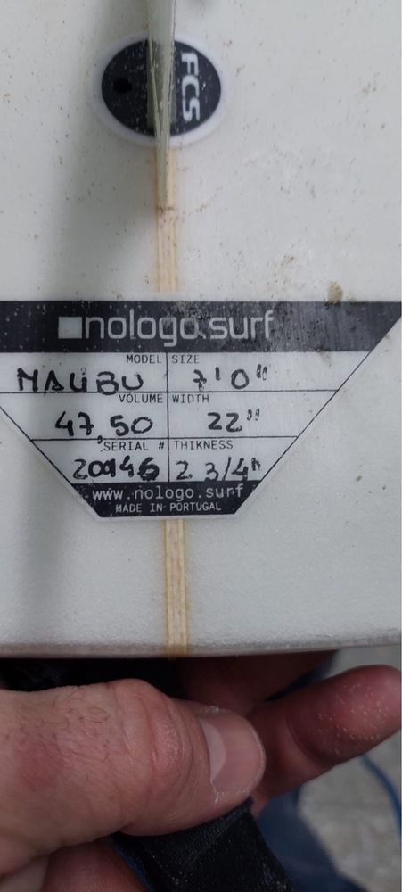 Malibu Nologo, Matta, 7’0 excelente estado com capa