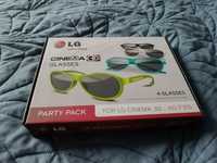 Okulary 3D LG 4 sztuki