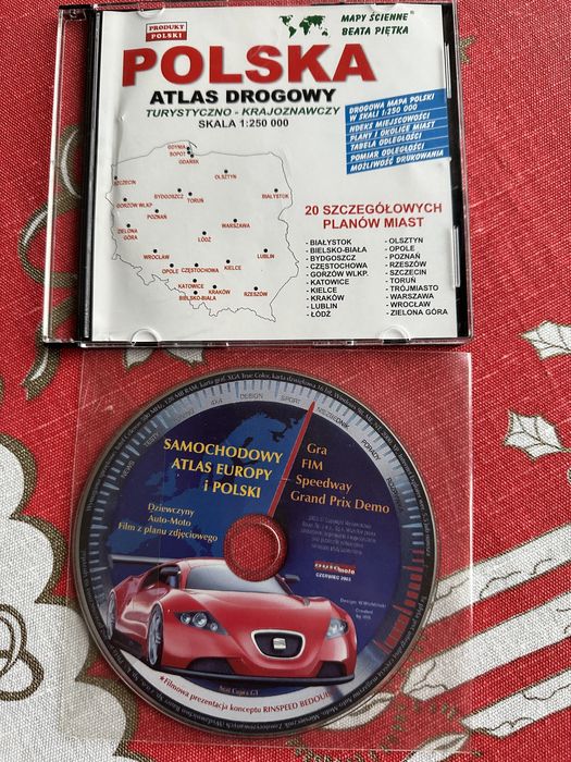 Mapa Polski dvd