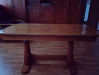 Stół ława rozkładana, brąz, dł. 132/176 cm, szer. 66 cm
