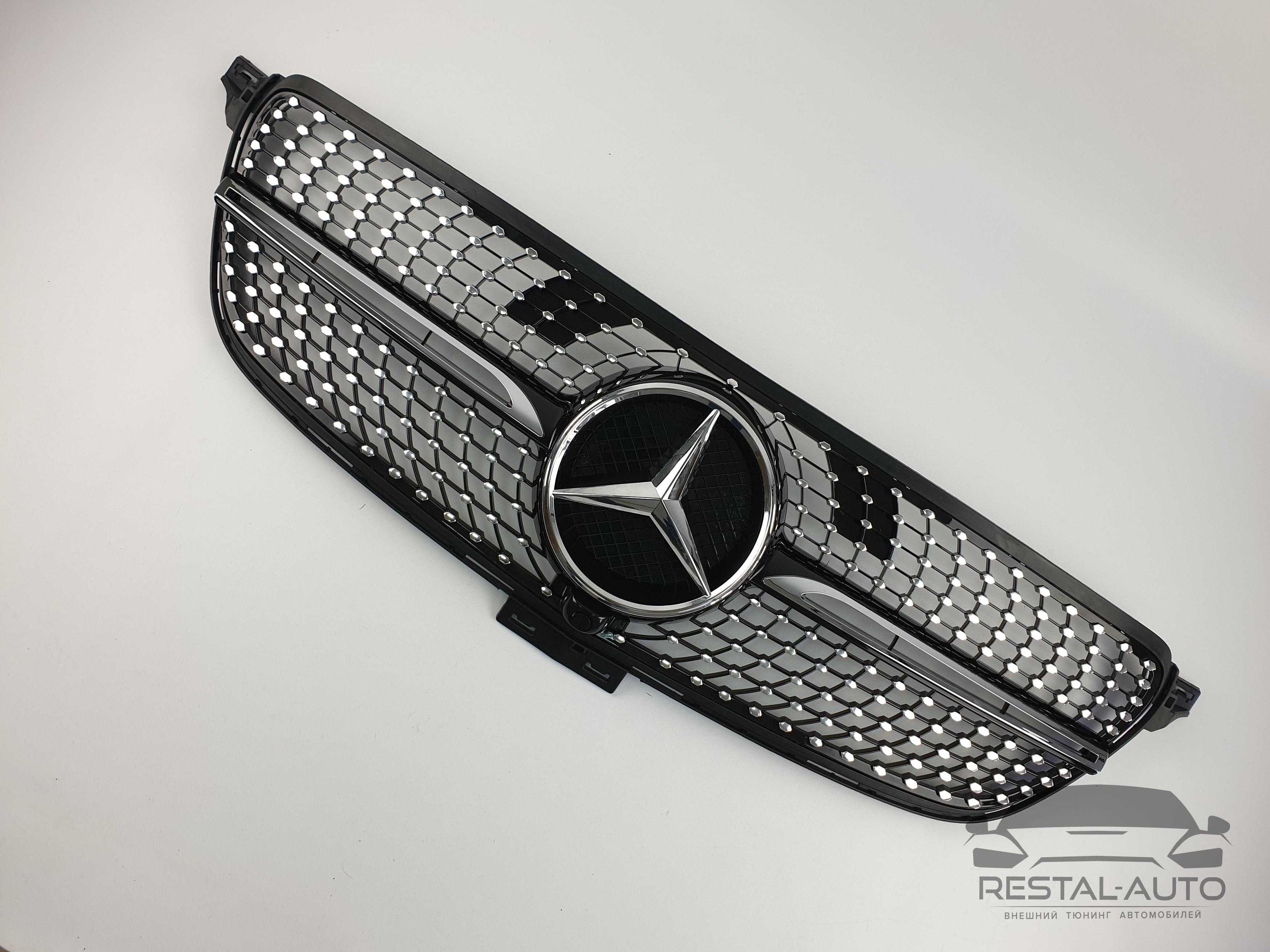 Решетка радиатора Mercedes GLE-Class Coupe C292 2015-2019год (Diamond)