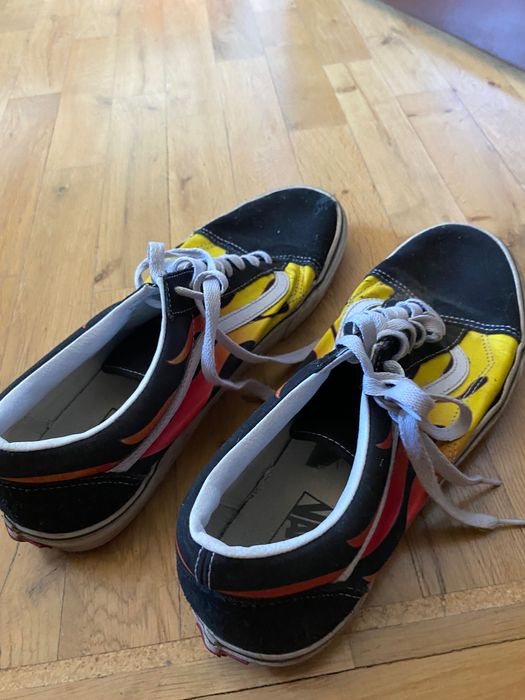 Buty VANS ogniste używane 46 męskie unisex
