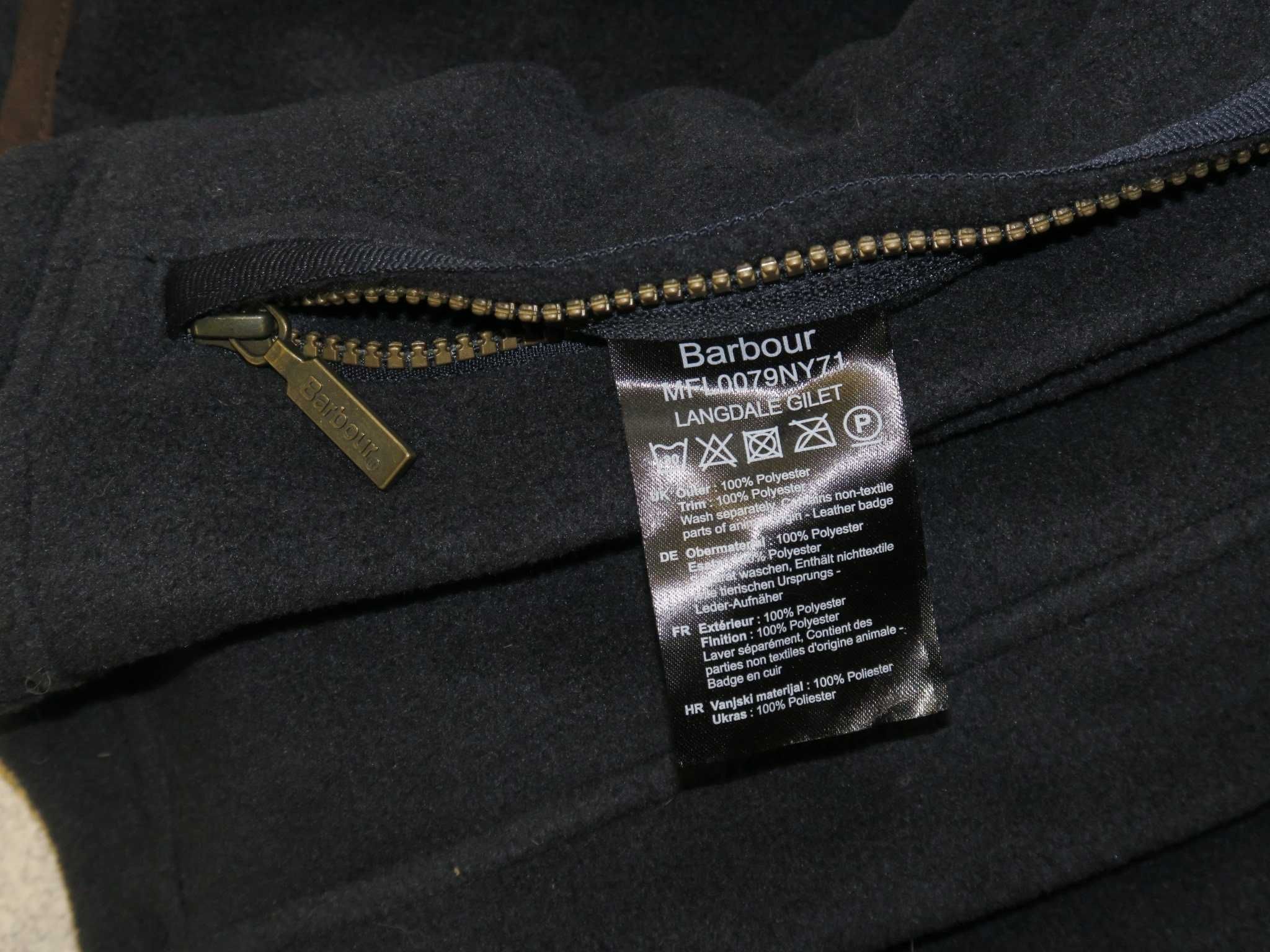 Barbour kamizelka polarowa bezrękawnik XL