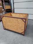Kosz metalowy, skrzynia 150 x 100 x 105 wys