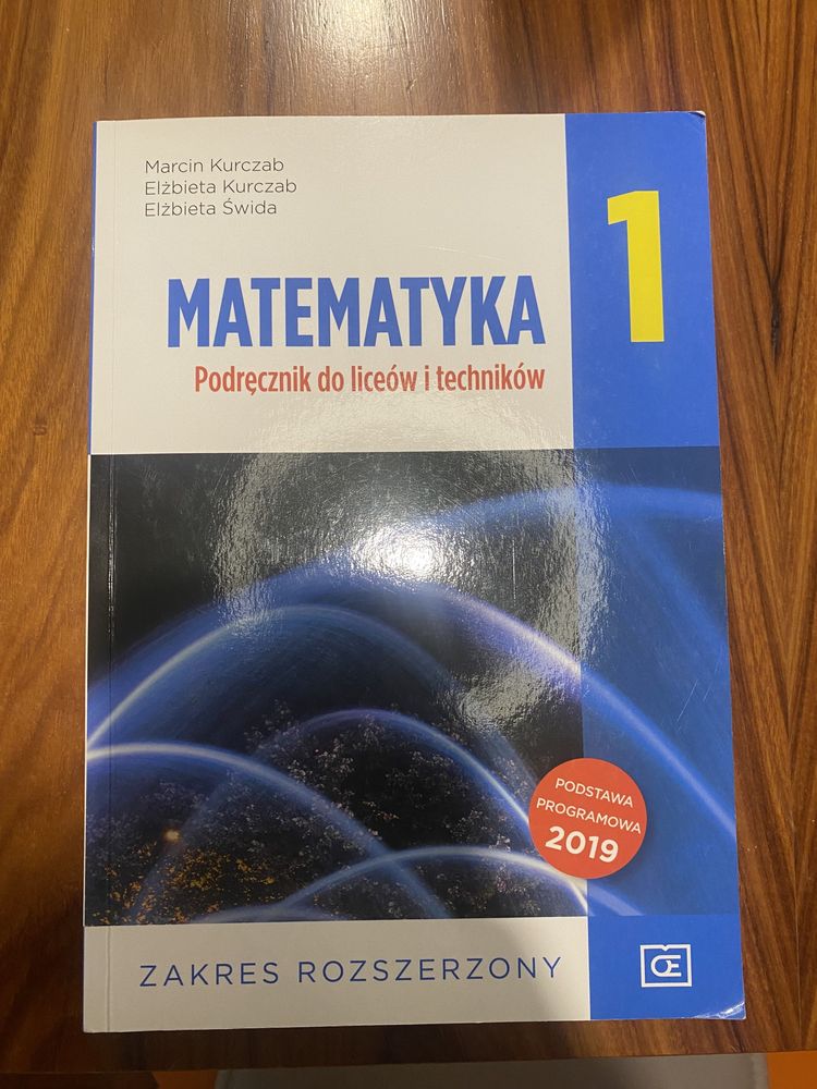 Podręcznik matematyka klasa 1 liceum/technikum poziom rozszerzony