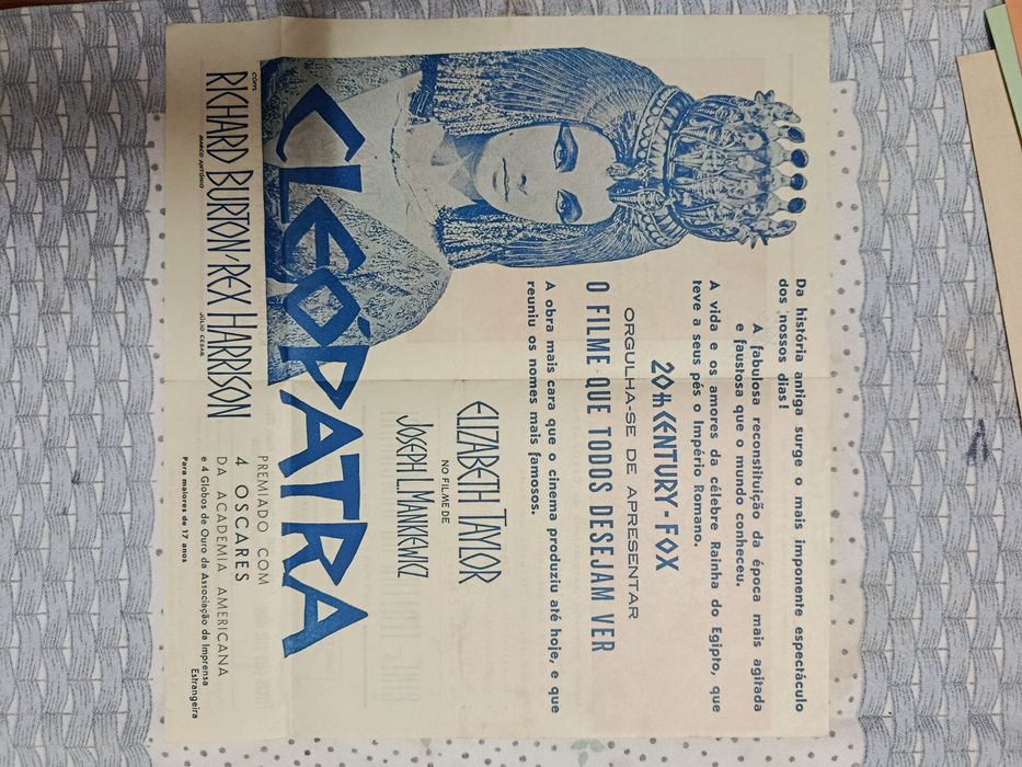 4 Panfletos/cartazes (Cine-Teatro Bombarral) anos 60