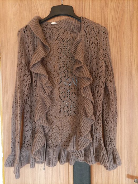 Sweter damski ażurowy