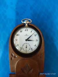 Srebrny kieszonkowy zegarek OMEGA około 1930r.