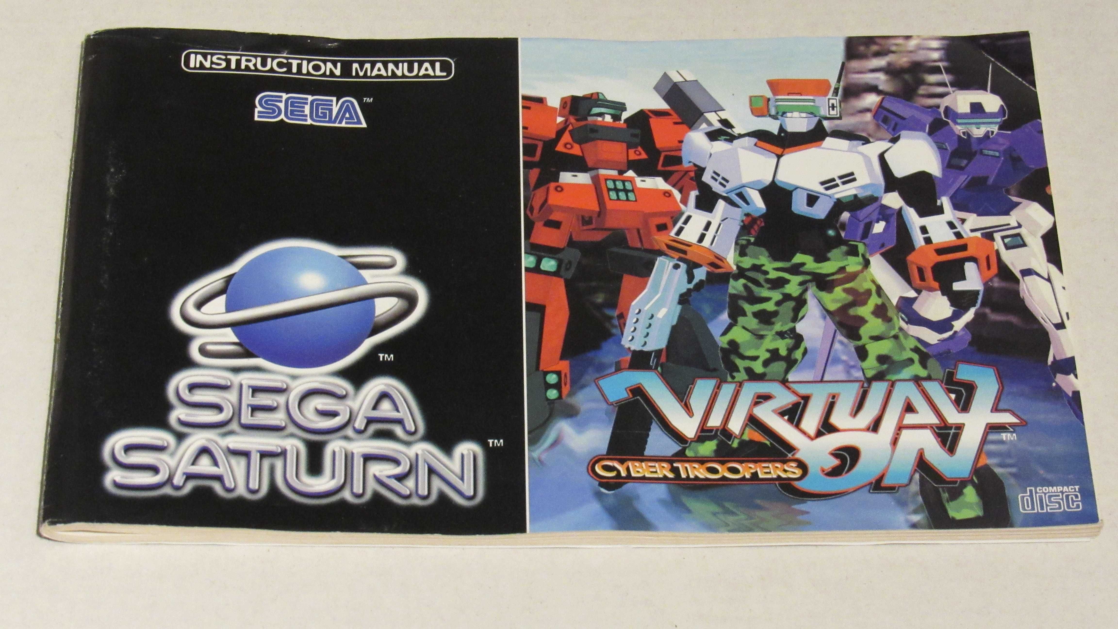 Jogo Sega Saturn Virtual On Cyber Troopers completo