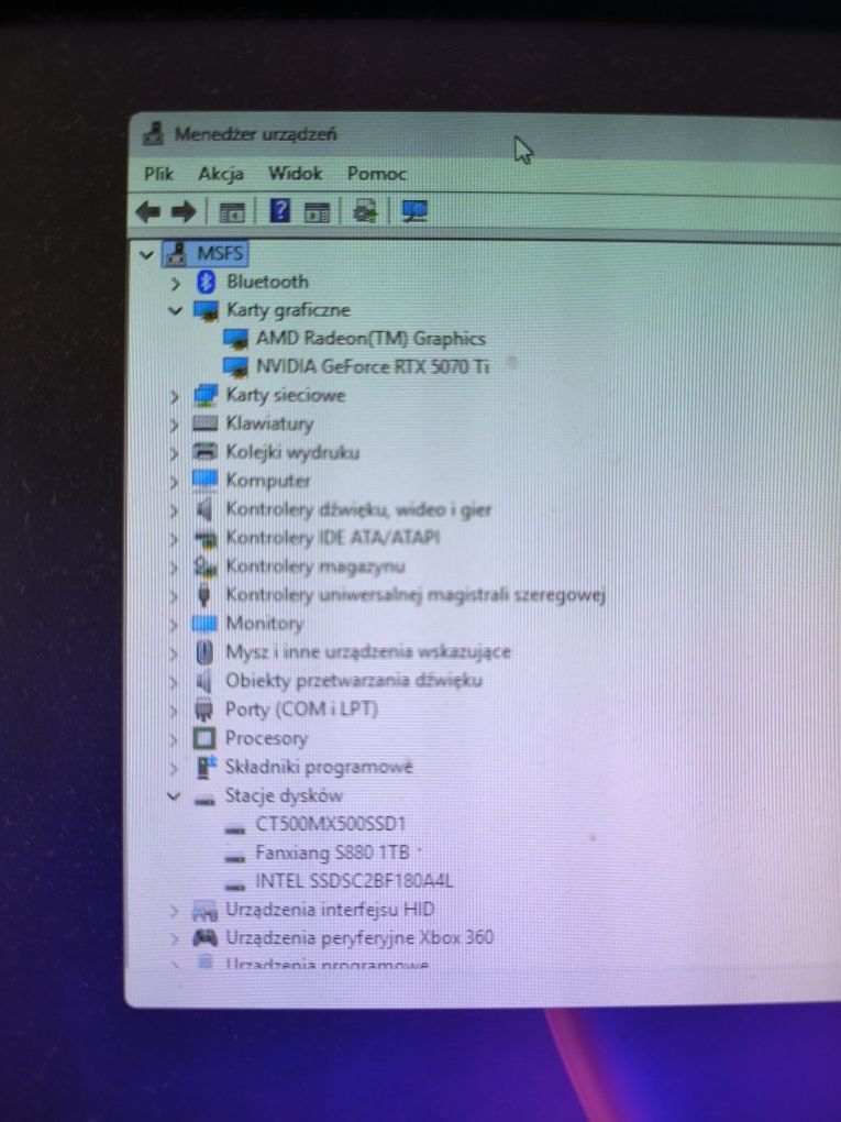 Komputer gameingowy NVIDIA 5070ti