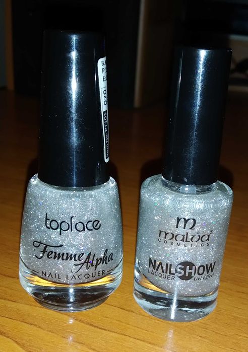 Лаки Мальва и Топ Фейс. Глиттер. Только Харьков.
