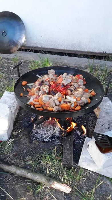 Мангал садж сковорідка з диску борони для жарки в Києві