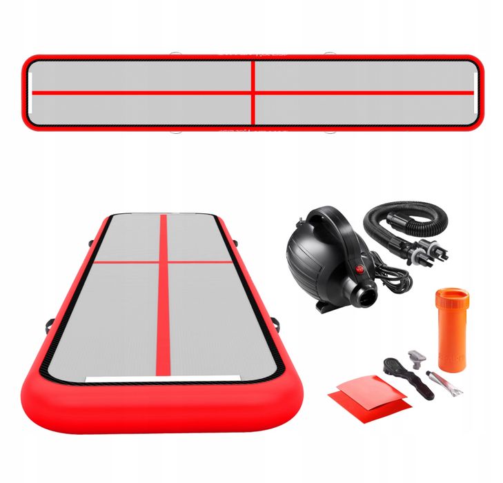 Mata gimnstyczna dmuchana materac 6m