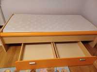 Łóżko z szufladą i materacem