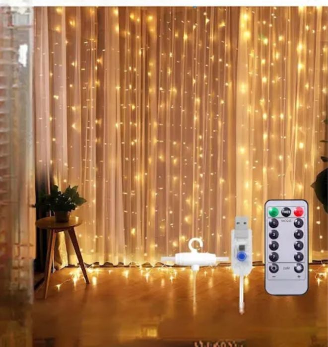 Гірлянда-штора тепла