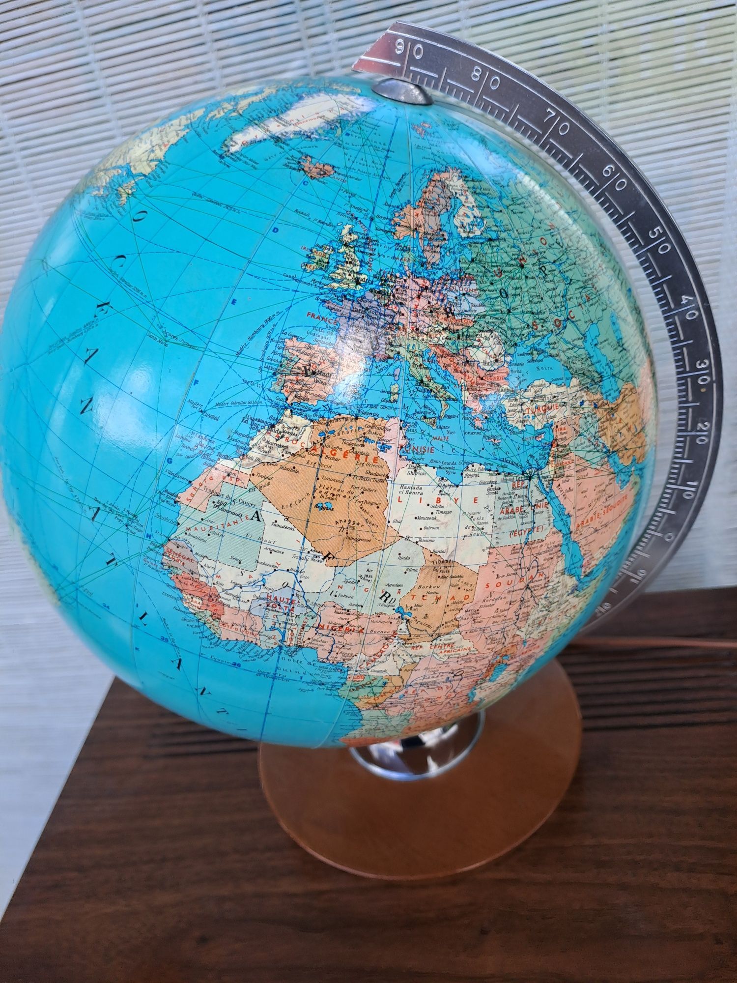 Globo antigo vintage
