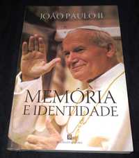 Livro Memória e Identidade João Paulo II Bertrand