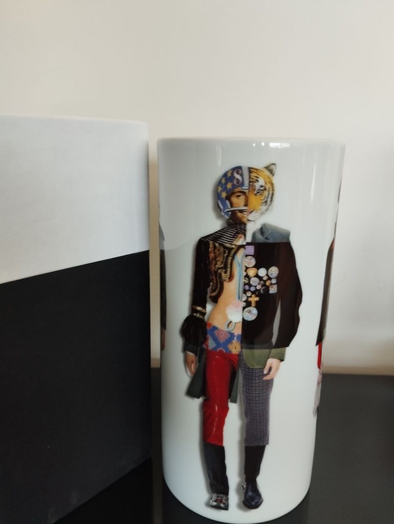 Vaso Vista Alegre x Christian Lacroix Maison Porcelana Edição Limitada