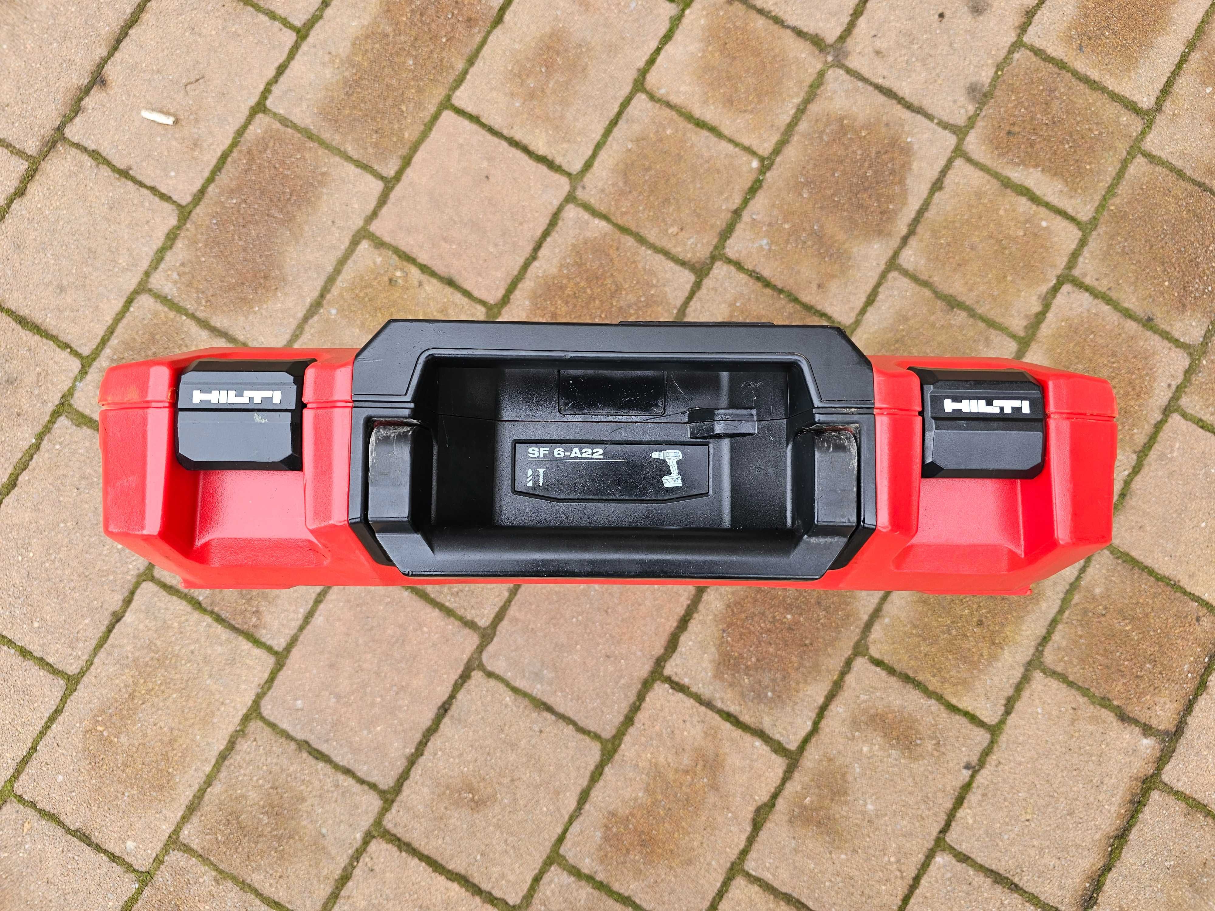 HILTI SF 6-A22 wiertarko-wkrętarka 2x4Ah zestaw faktura