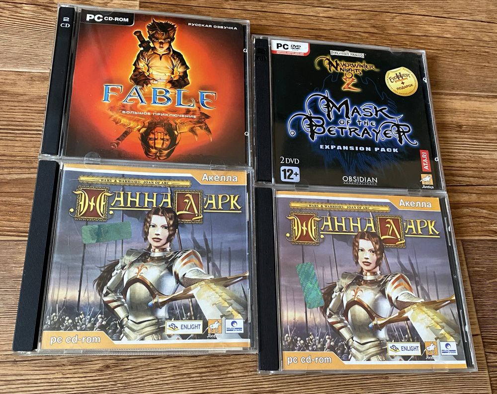Ігри PC(ПК):Казаки, WarCraft, Fable, Diablo, Morrowind, Герои, Icewind