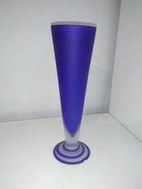 Kielich/wazon (kryształ) niebieski