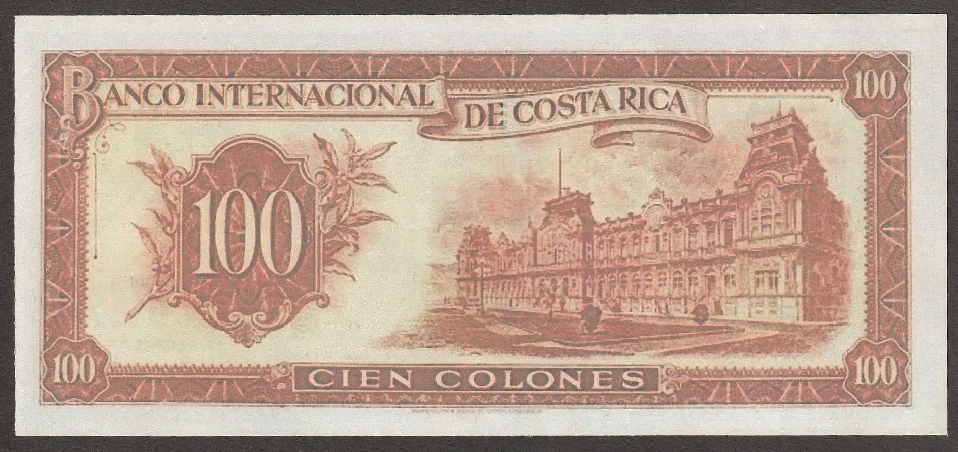 Kostaryka 100 colones 1936