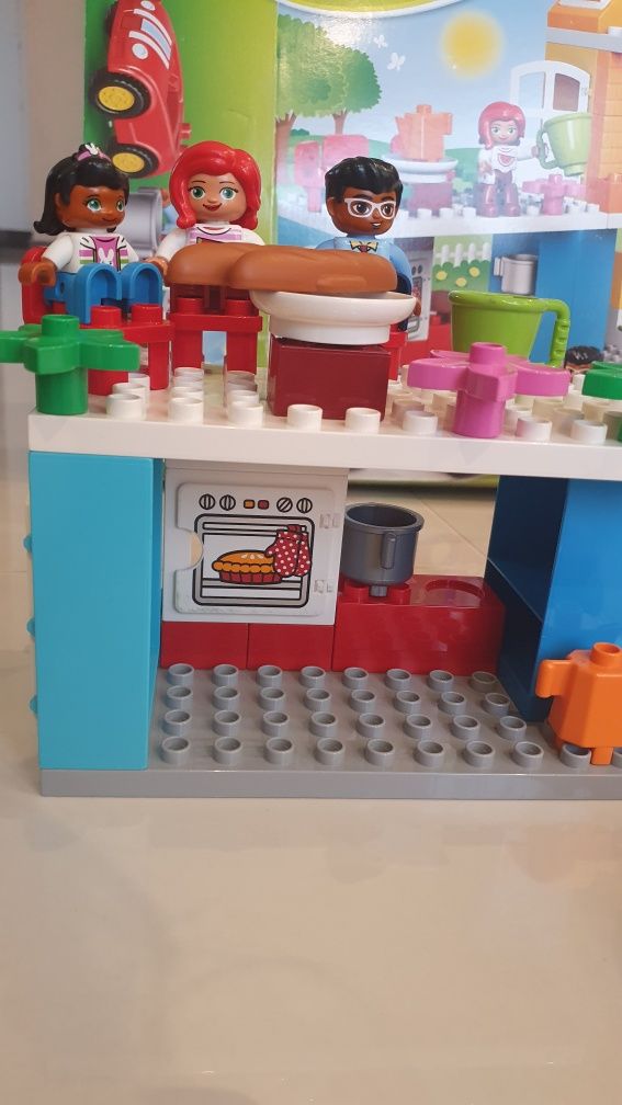 Lego duplo 10835 domek z pudełkiem i instrukcją