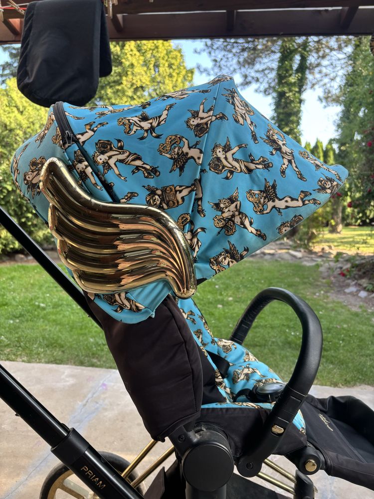 Cybex Priam Jeremy Scott Cherubs Blue wozek spacerowy