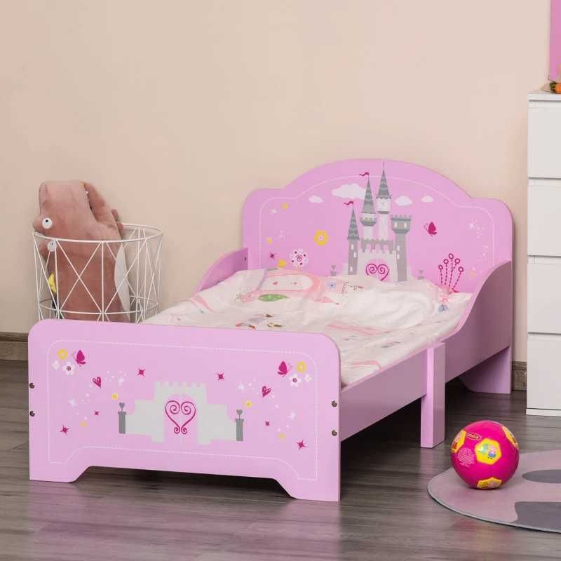 Cama para crianças acima de 3 anos, rosa