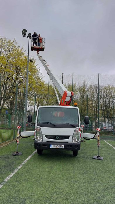 Usługi podnośnikiem koszowym  - zwyżka 19, 22 i 25 metrów