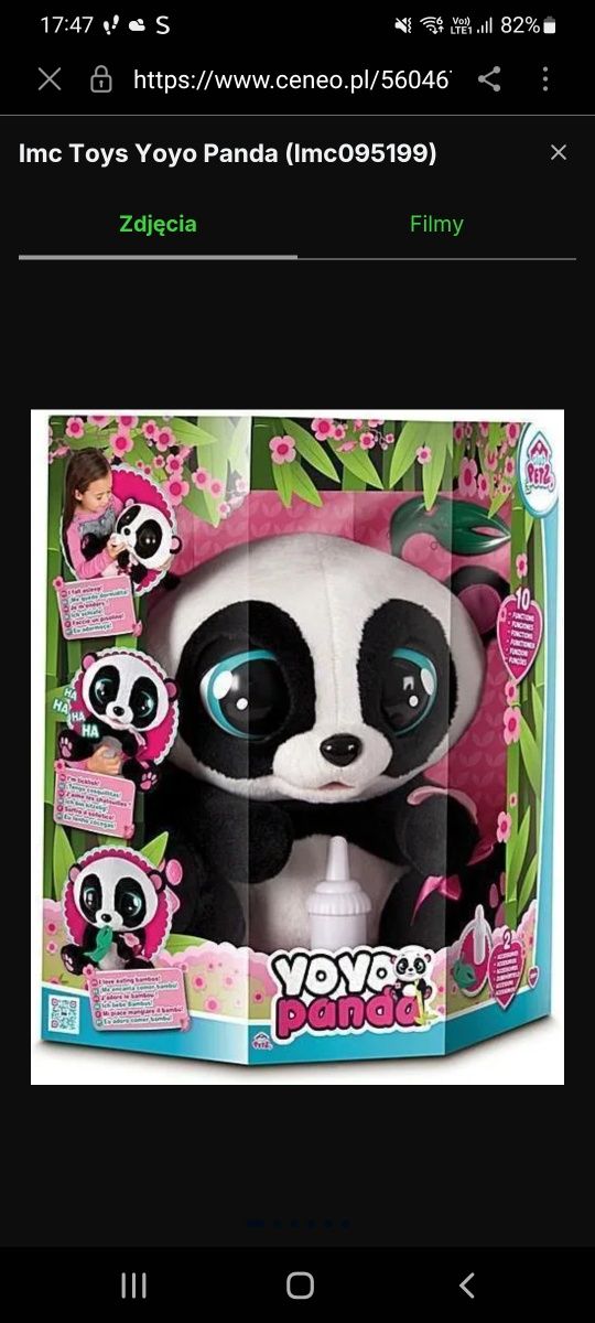 Tm toys Yoyo panda interaktywna