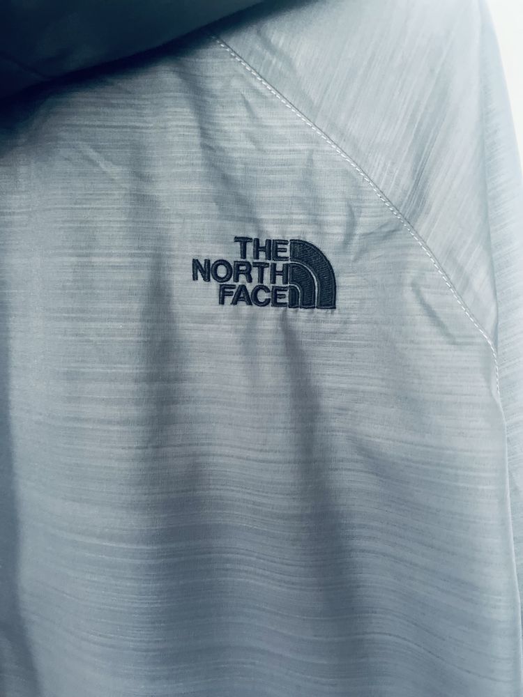 THE North Face kurtka męska XL xxl szara grafit z kapturem turystyczna