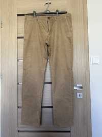 Bawełniane wygodne męskie spodnie firmy Massimo Dutti rozmiar 46