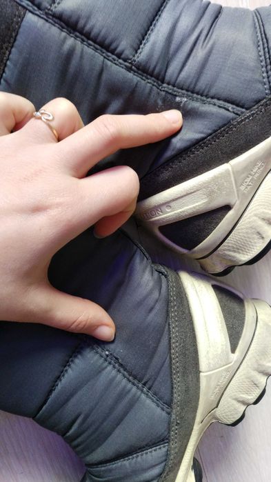 Зимние сапоги ecco, 21 см стелька