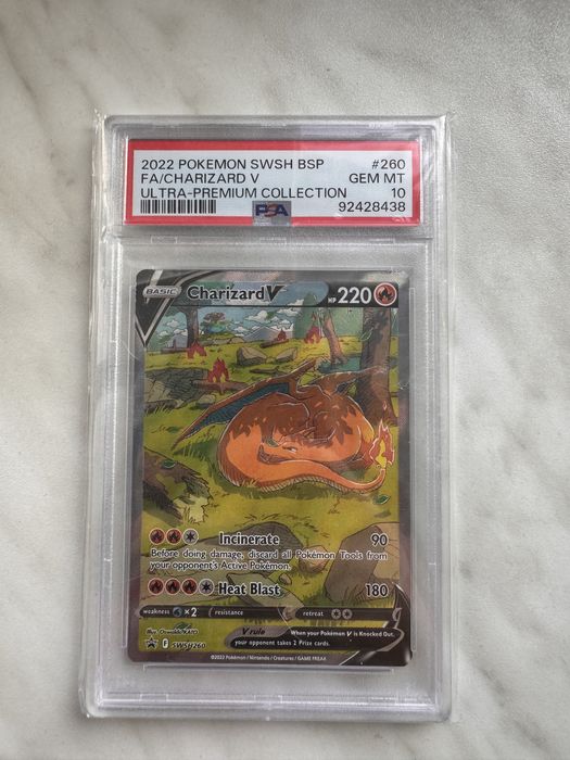 Charizard V #SWSH260 PSA 10