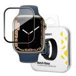 Szkło Hybrydowe Do Apple Watch 7 / 8 41Mm Czarny