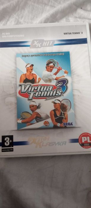 GRA PC DVD - Virtua Tennis 3 PL - Sportowa, Tenis, Zręcznościowa