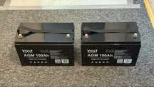 2 x Akumulator VRLA AGM 100Ah UPS kamper
