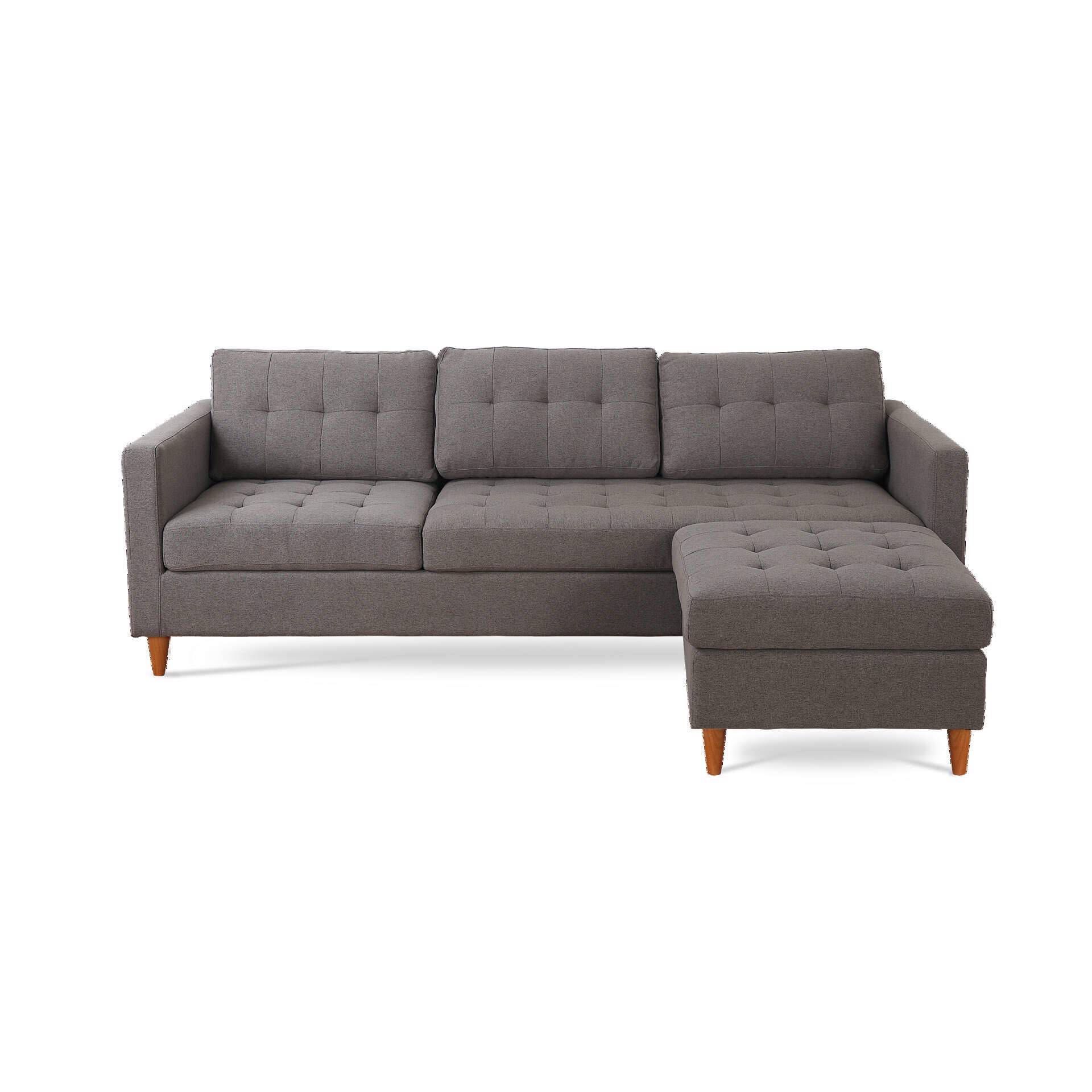 Sofa malmo cinza escuro