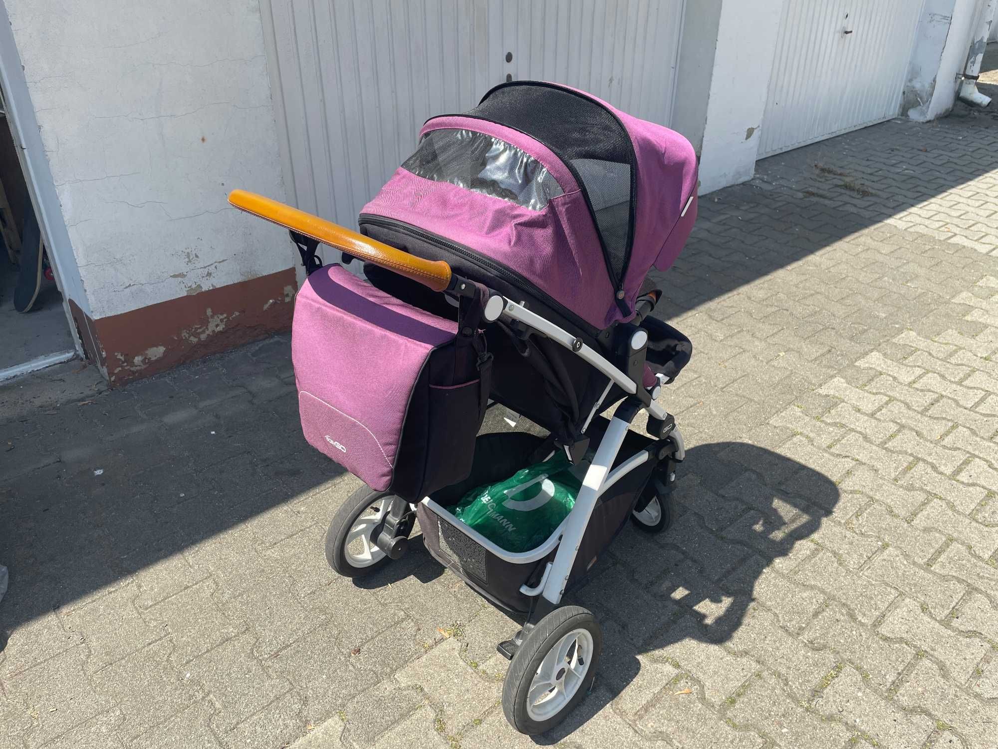 Wózek easyGO Optimo 3w1 + dodatki