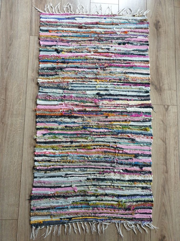 Chodnik dywanik ręcznie tkany Handmade 70×130