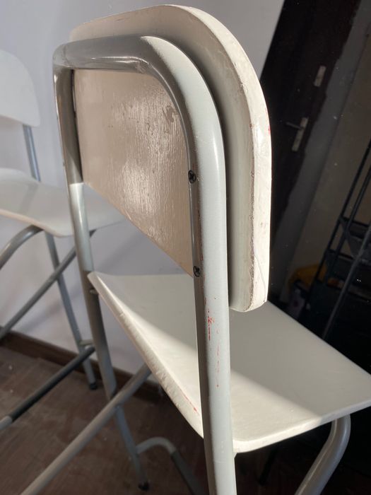 Krzesło ikea franklin, hoker, bialy