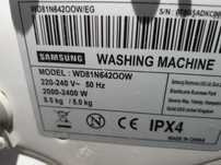 Samsung WD81N642OOW części