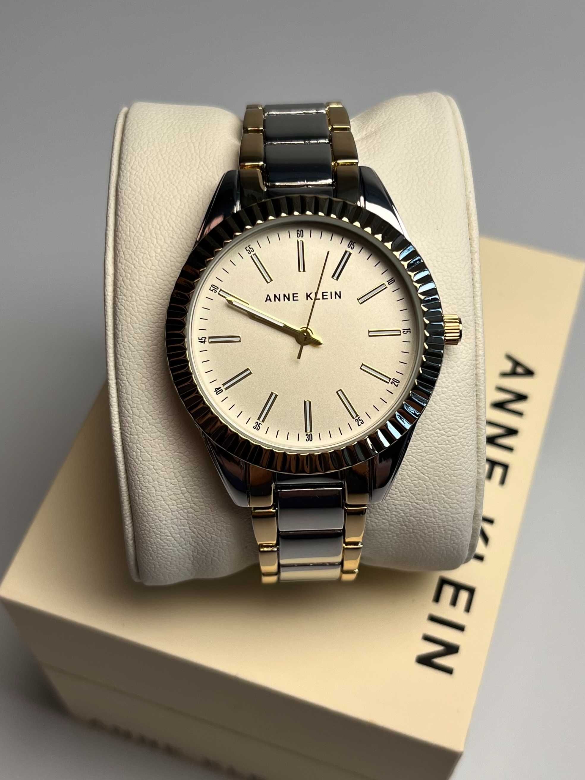 Anne Klein AK/4173, сріблястий годинник жіночий, часы анна кляйн Ø36мм