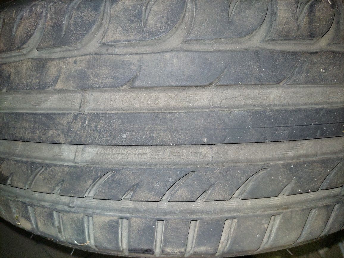 4 opony letnie kormoran 225/50 R17 7mm jak nowe