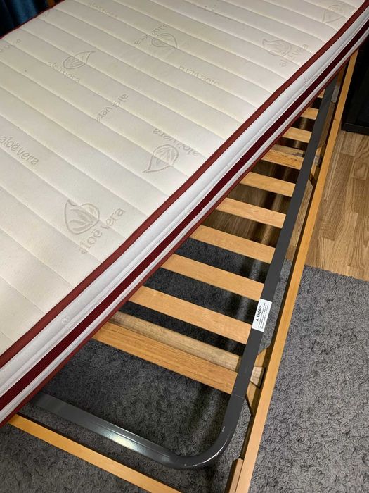 Mobilia de Quarto de Solteiro Completa – Castanho Claro