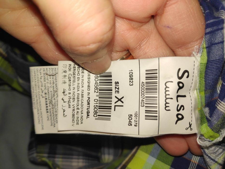 Camisa Salsa homem XL