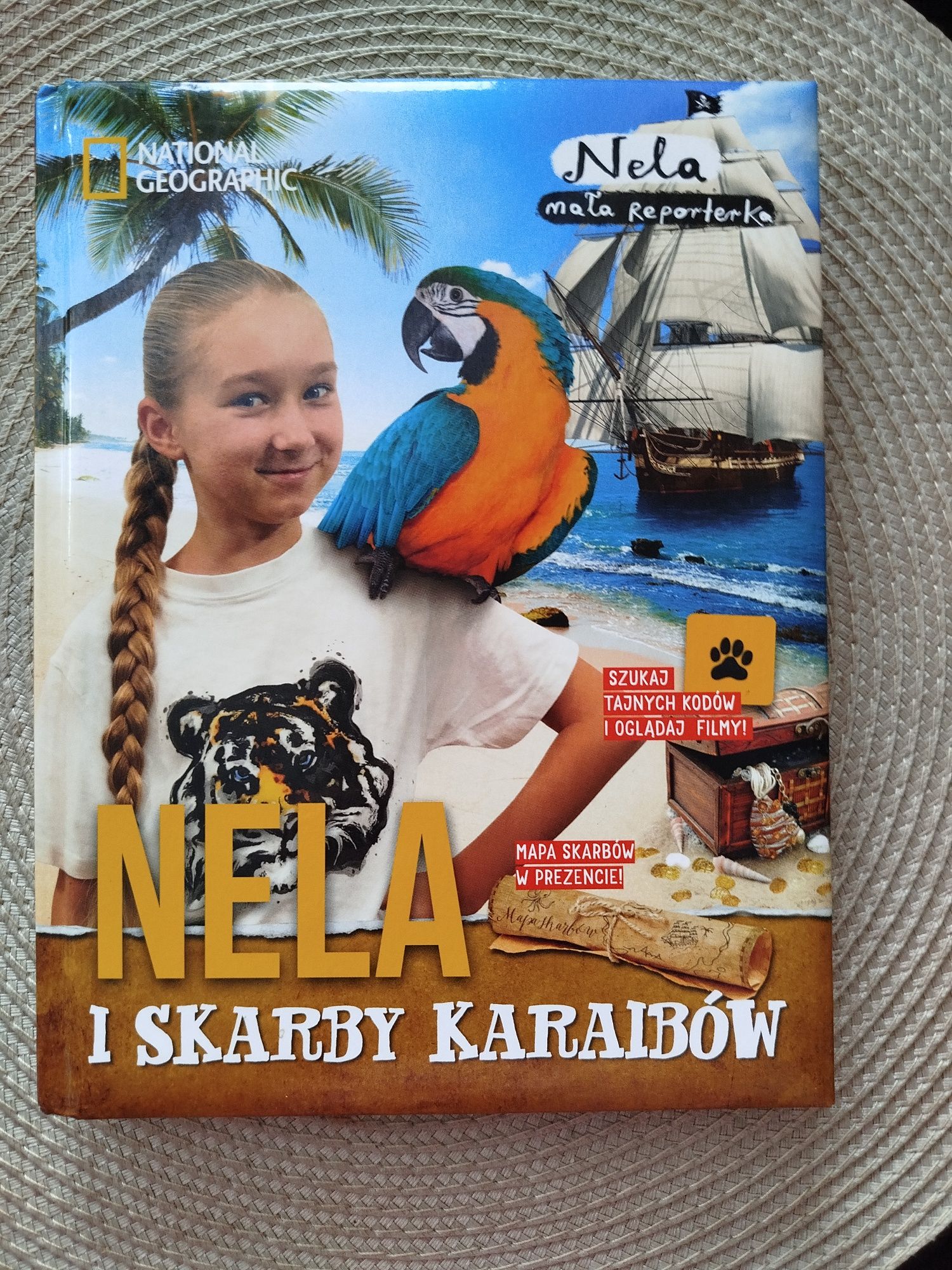 Książka Nela i skarby Karaibów National Geographic mała reporterka